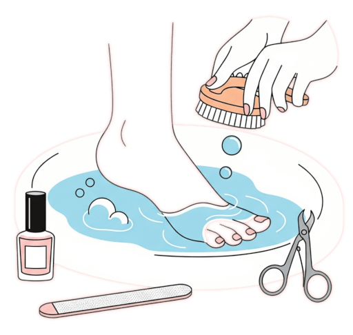 Иконка услуги педикюр